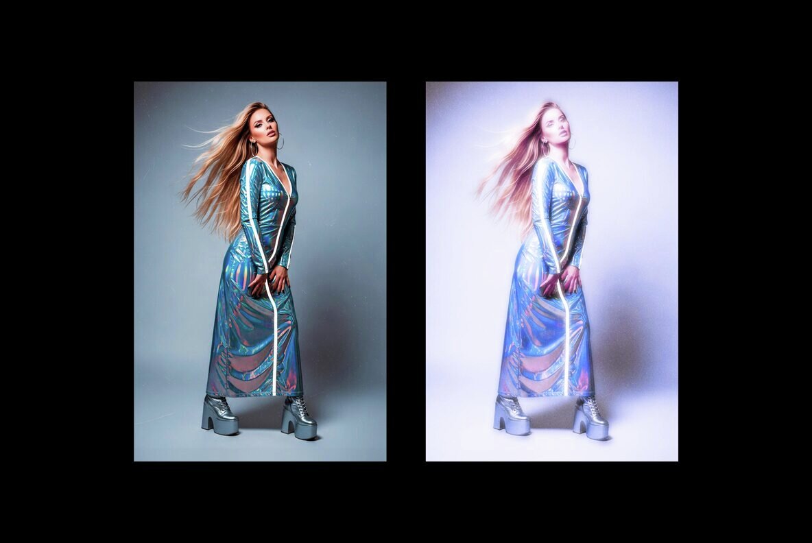 Y2K Glowing Photo Effect 4