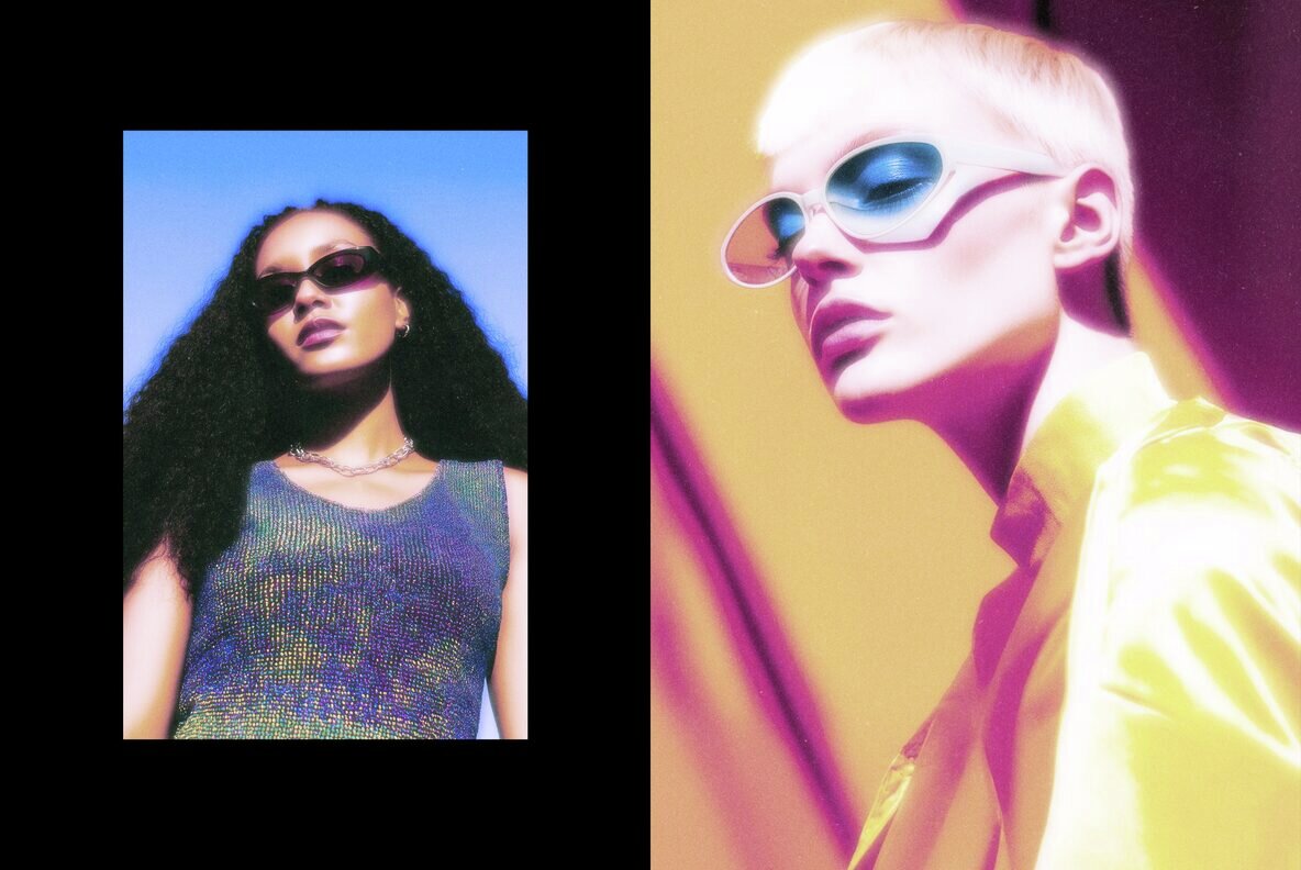 Y2K Glowing Photo Effect 6