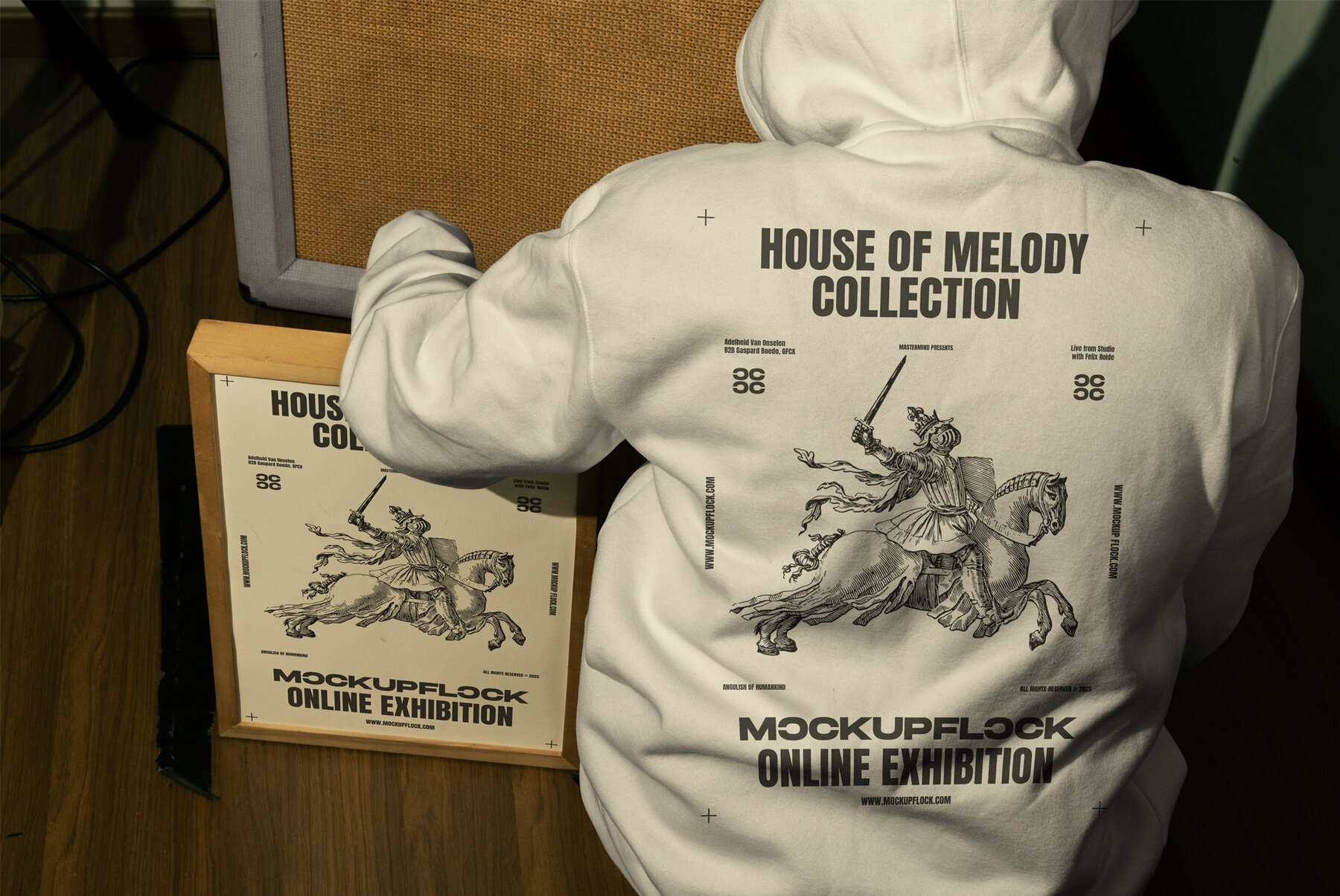 HOM Poster and Hoodie 02 Mockup 1