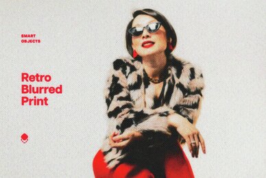 Blurred Print Photo Effect