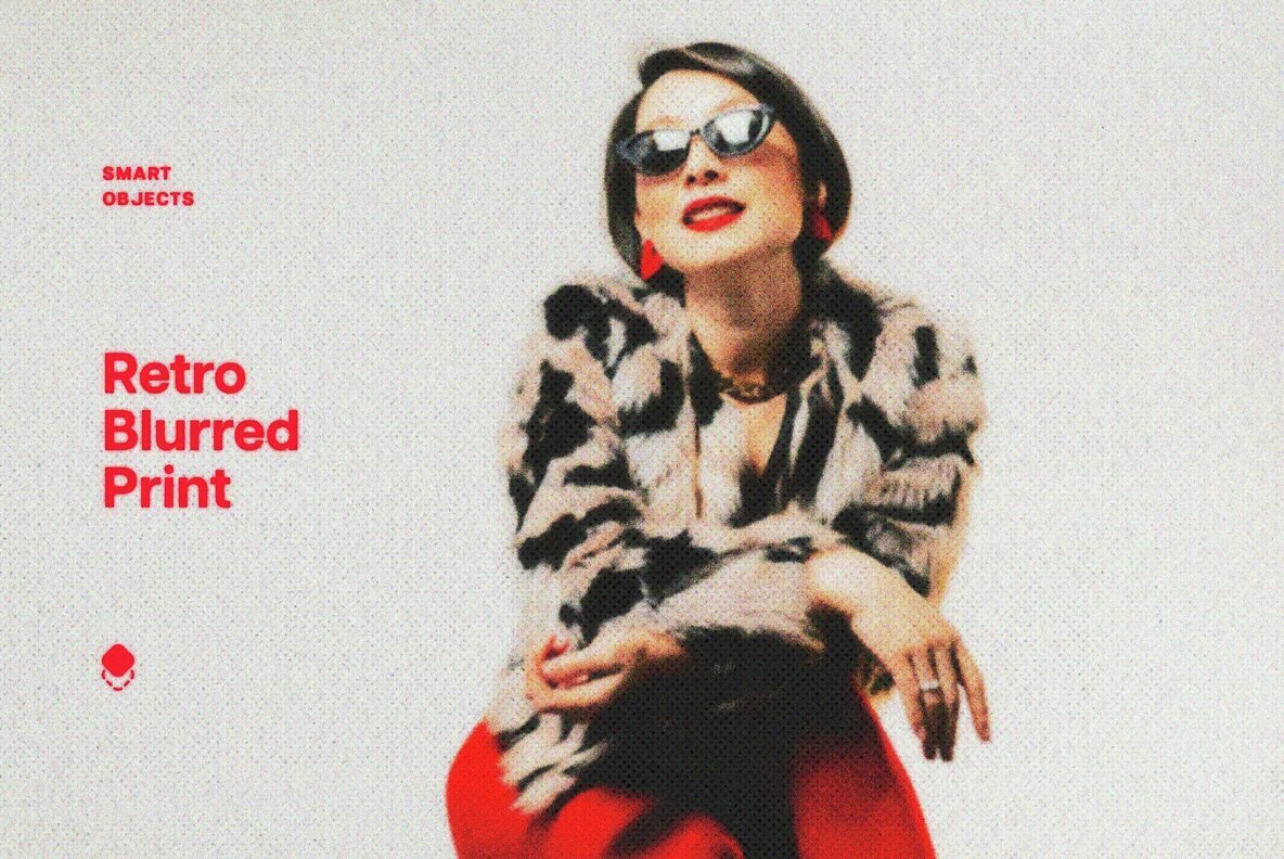 Blurred Print Photo Effect 1