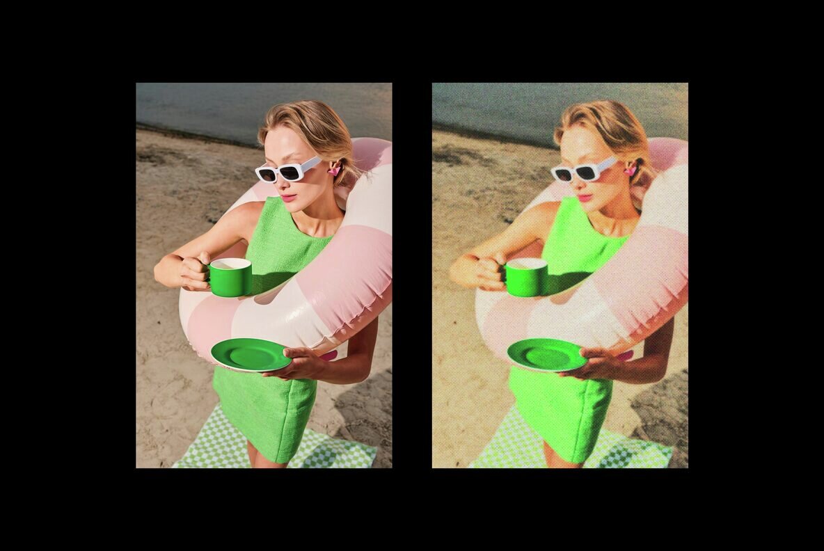 Blurred Print Photo Effect 4