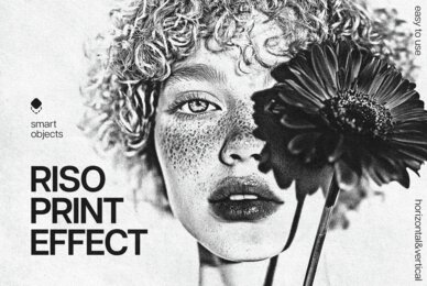 Risoprint Photo Effect