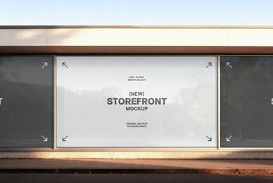Storefront Windows Mockup