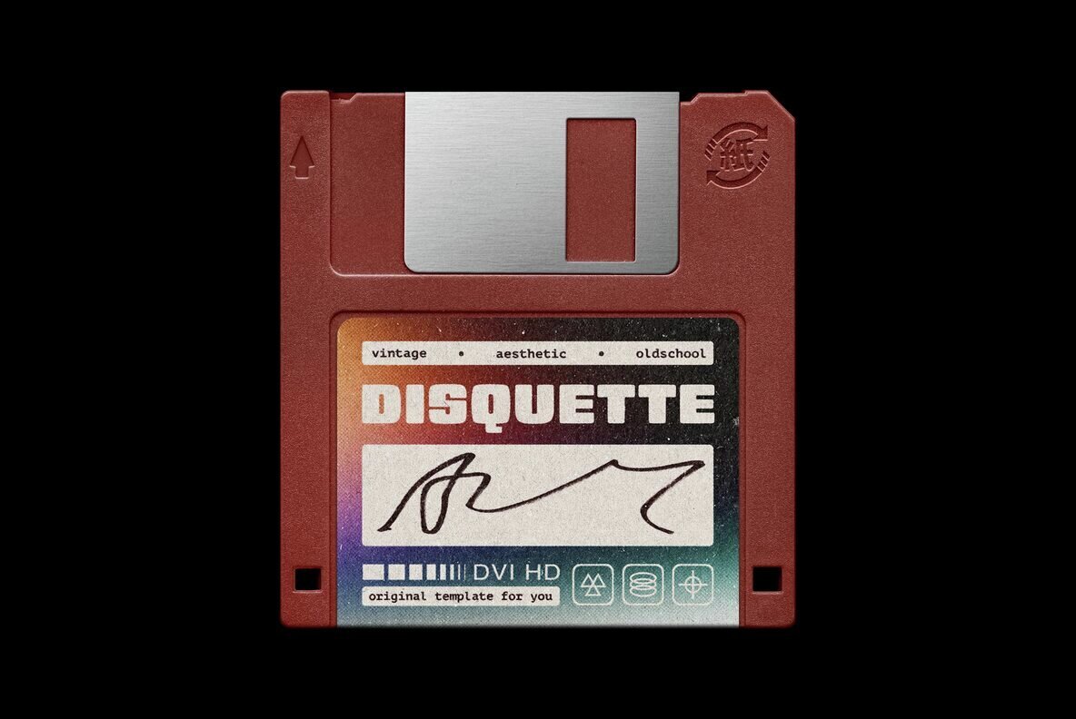 Floppy Disk Mockup 2
