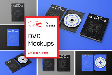 DVD Digipack Mockups   Studio Scenes