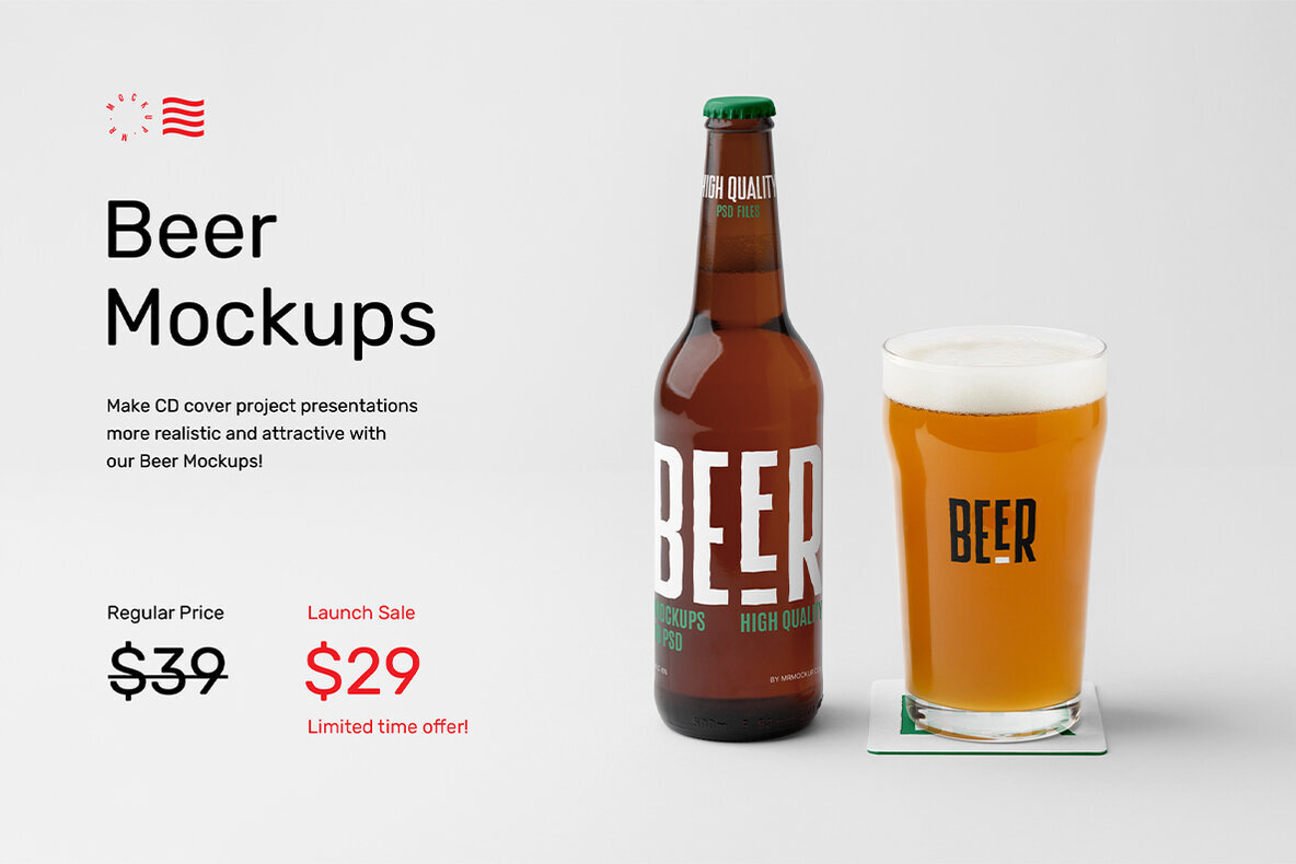 Beer Mockups   Studio Scenes 2