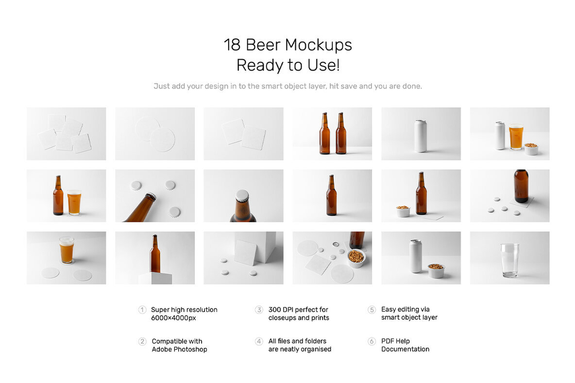 Beer Mockups   Studio Scenes 3