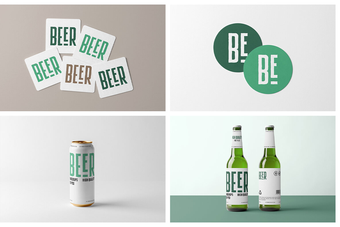 Beer Mockups   Studio Scenes 6