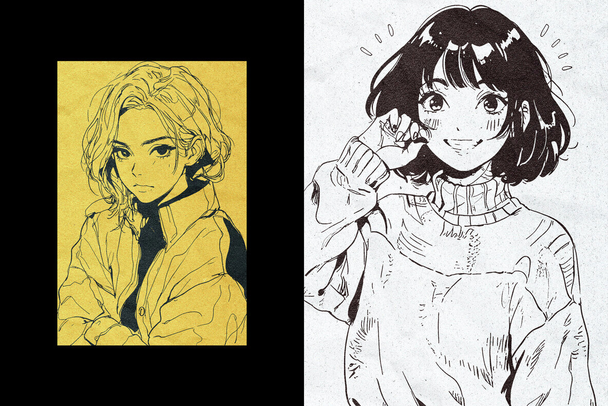 Ink Sketch Photo Effect 4