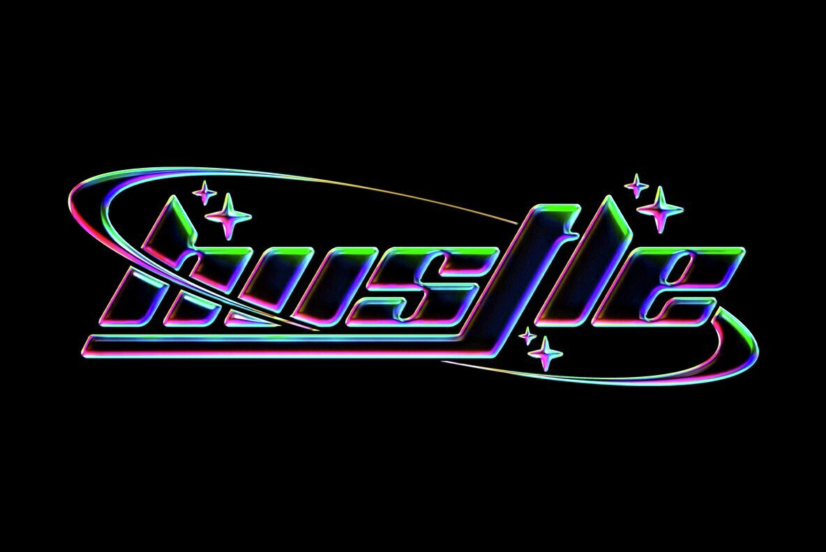 Galaxy Chrome Text and Logo Effect 4