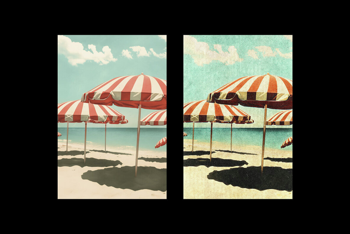 Grainy Colored Threshold Photo Effect 2