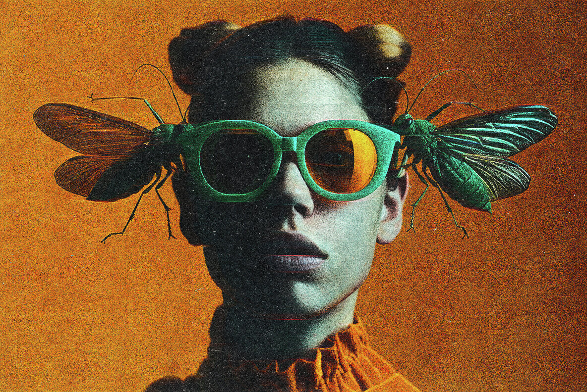 Grainy Colored Threshold Photo Effect 5