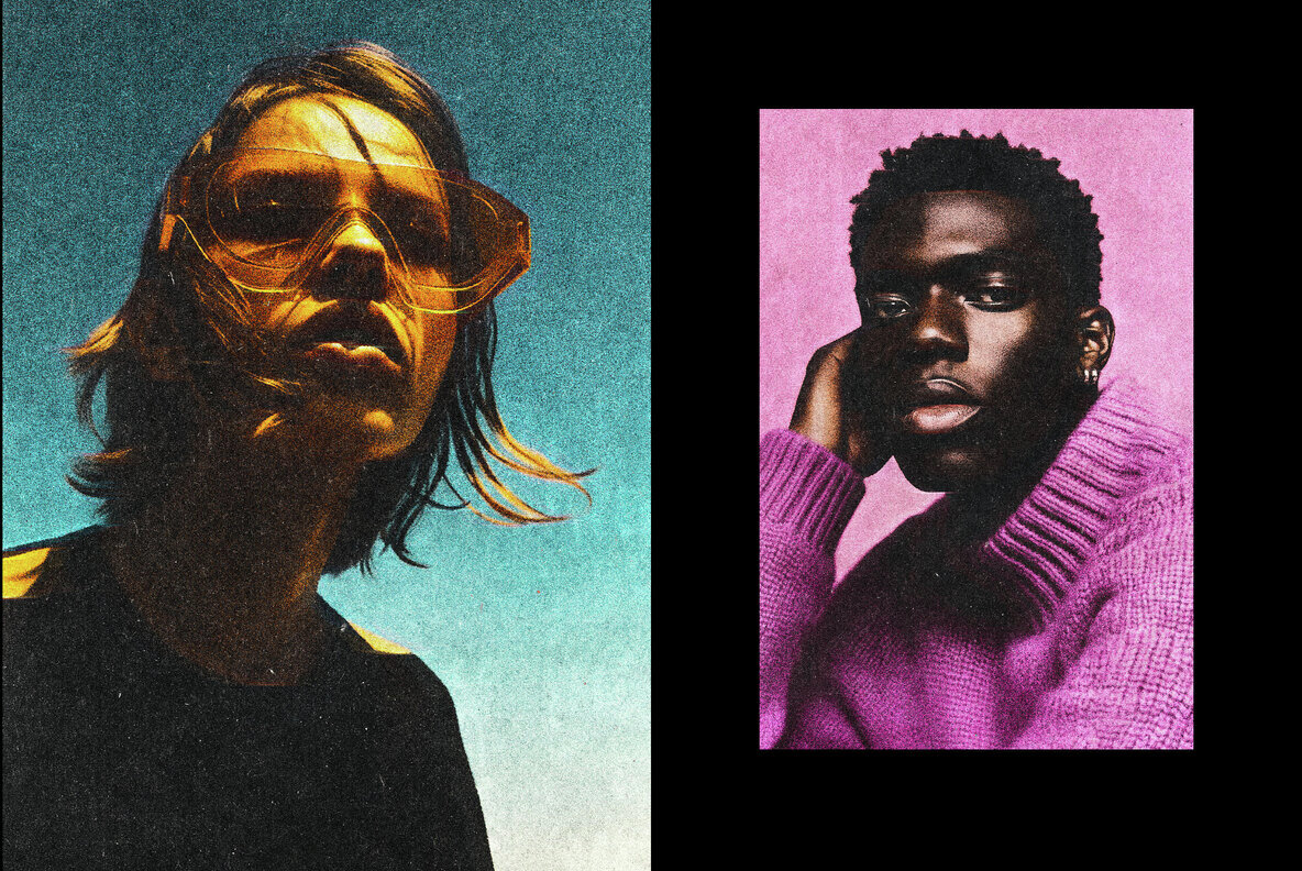 Grainy Colored Threshold Photo Effect 6