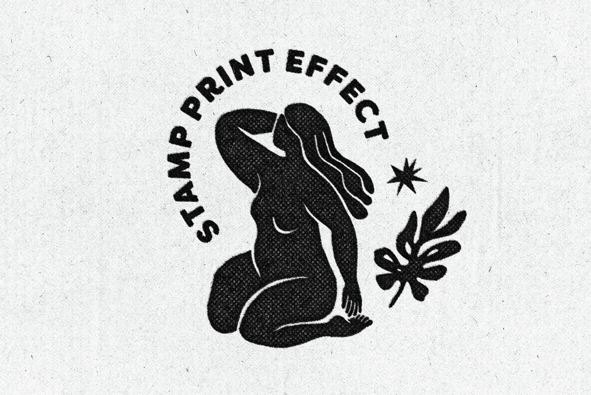 Stamp Print Effect 1