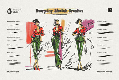 Everyday Sketch Procreate Brushes