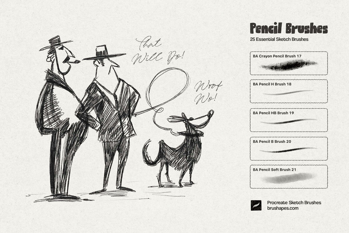 Everyday Sketch Procreate Brushes 5