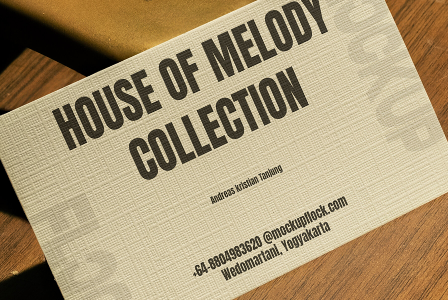 HOM Business Card 02 Mockup 4