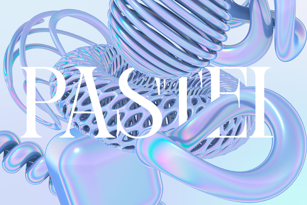 Meta   3D Iridescent Objects 2