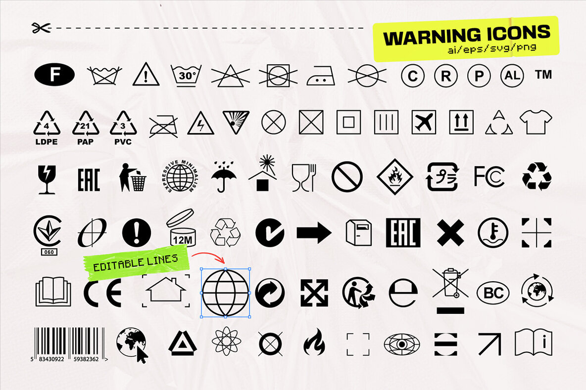 Utilitarian Graphic Elements Pack 2