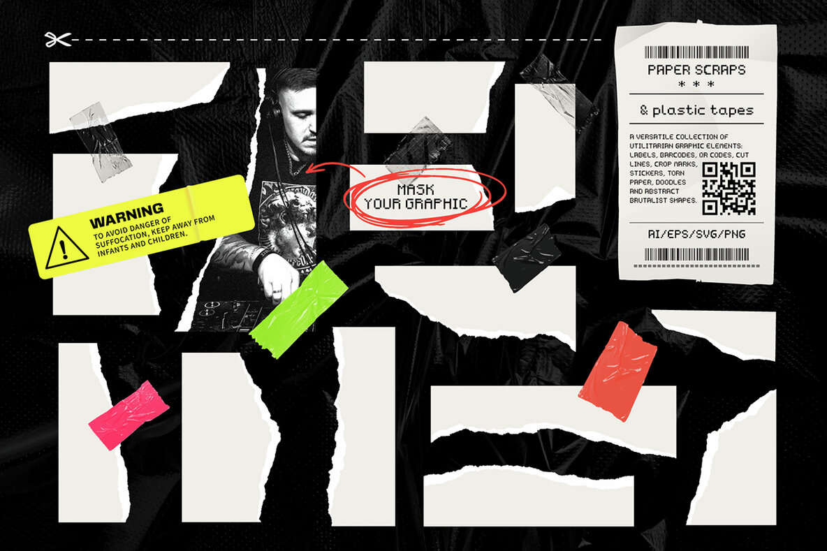 Utilitarian Graphic Elements Pack 4