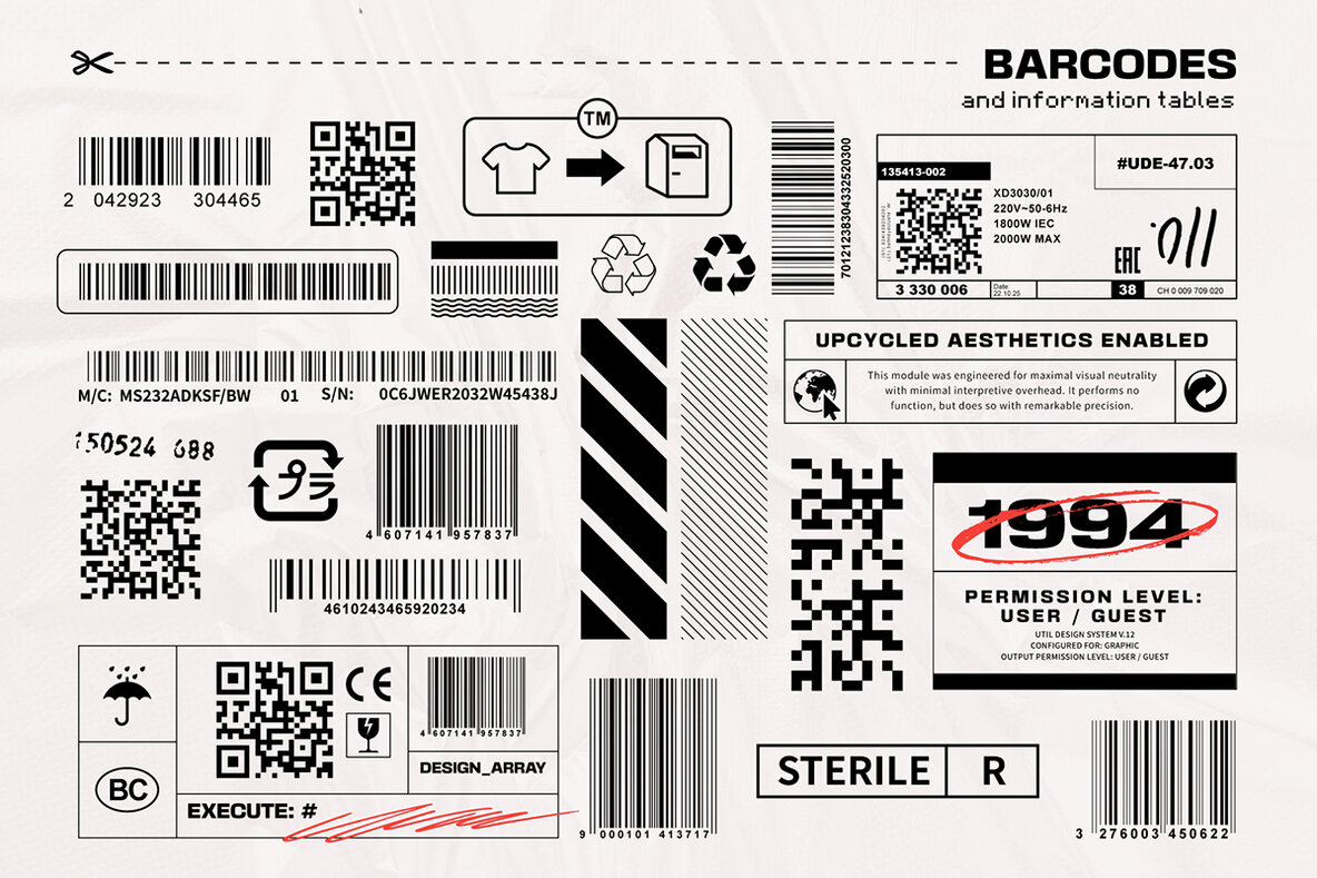 Utilitarian Graphic Elements Pack 6