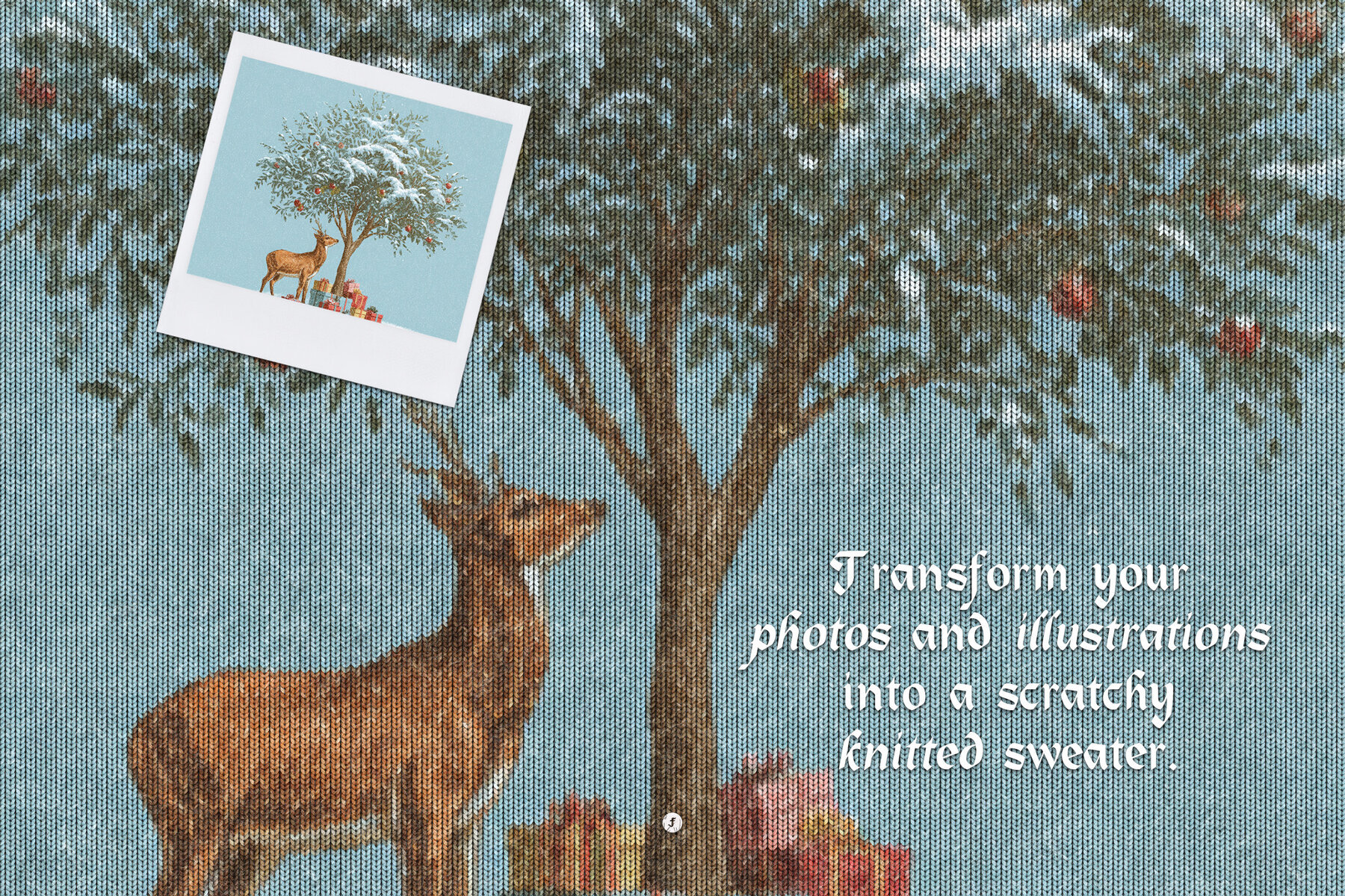 Ugly Sweater Photo Effect 2