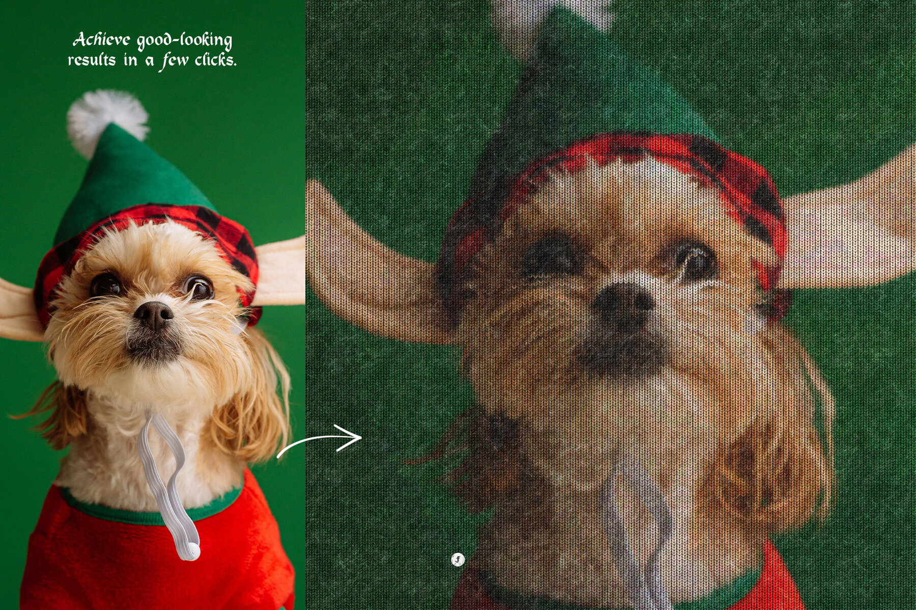 Ugly Sweater Photo Effect 5