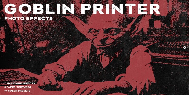 Goblin Printer   Halftone Effects