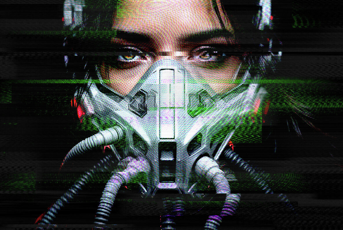 Screen Glitch Photo Effect 5