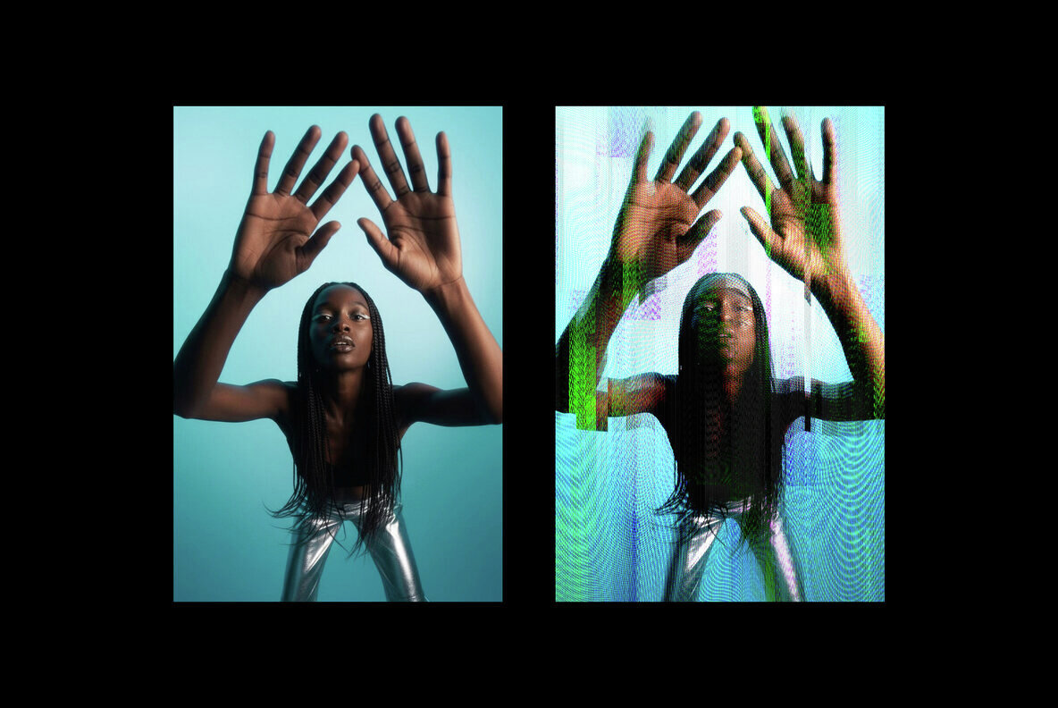 Screen Glitch Photo Effect 7