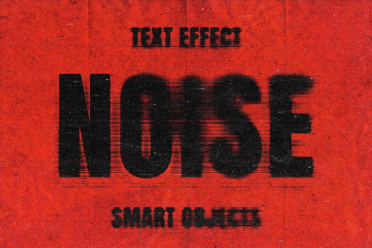 Noise Lines Text Effect 1