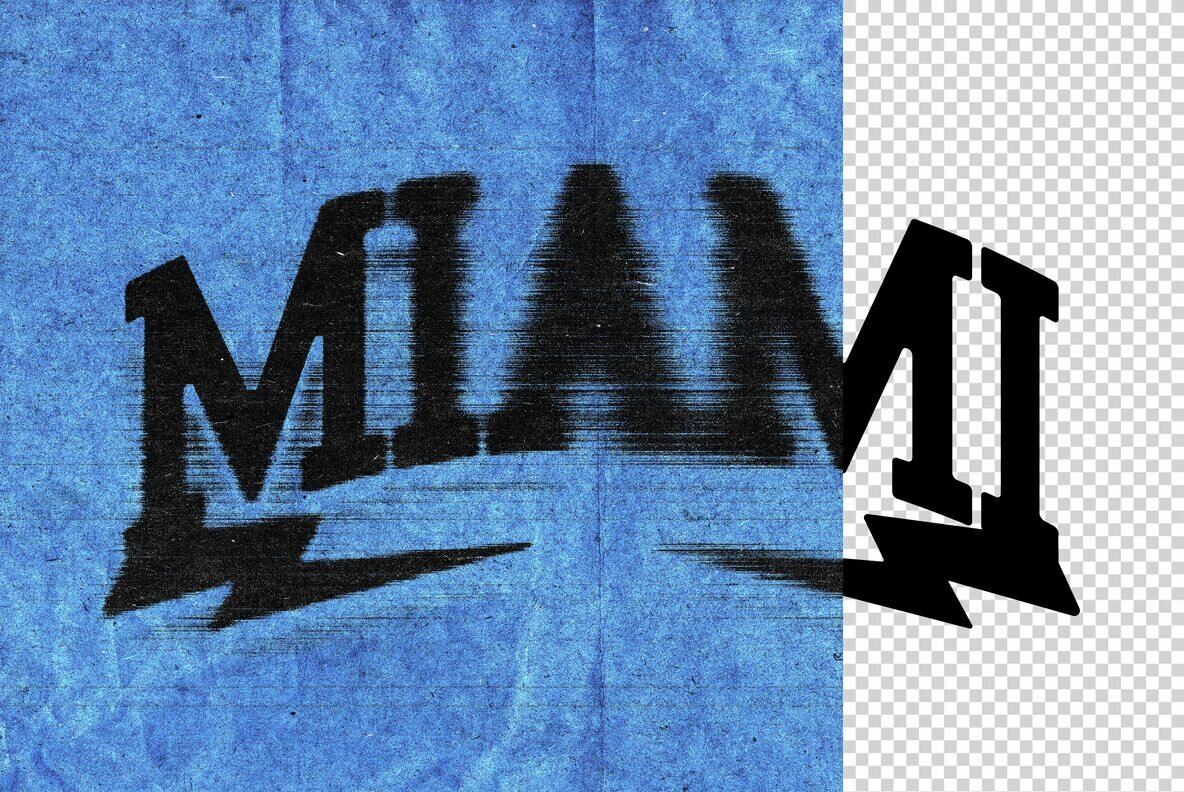 Noise Lines Text Effect 2