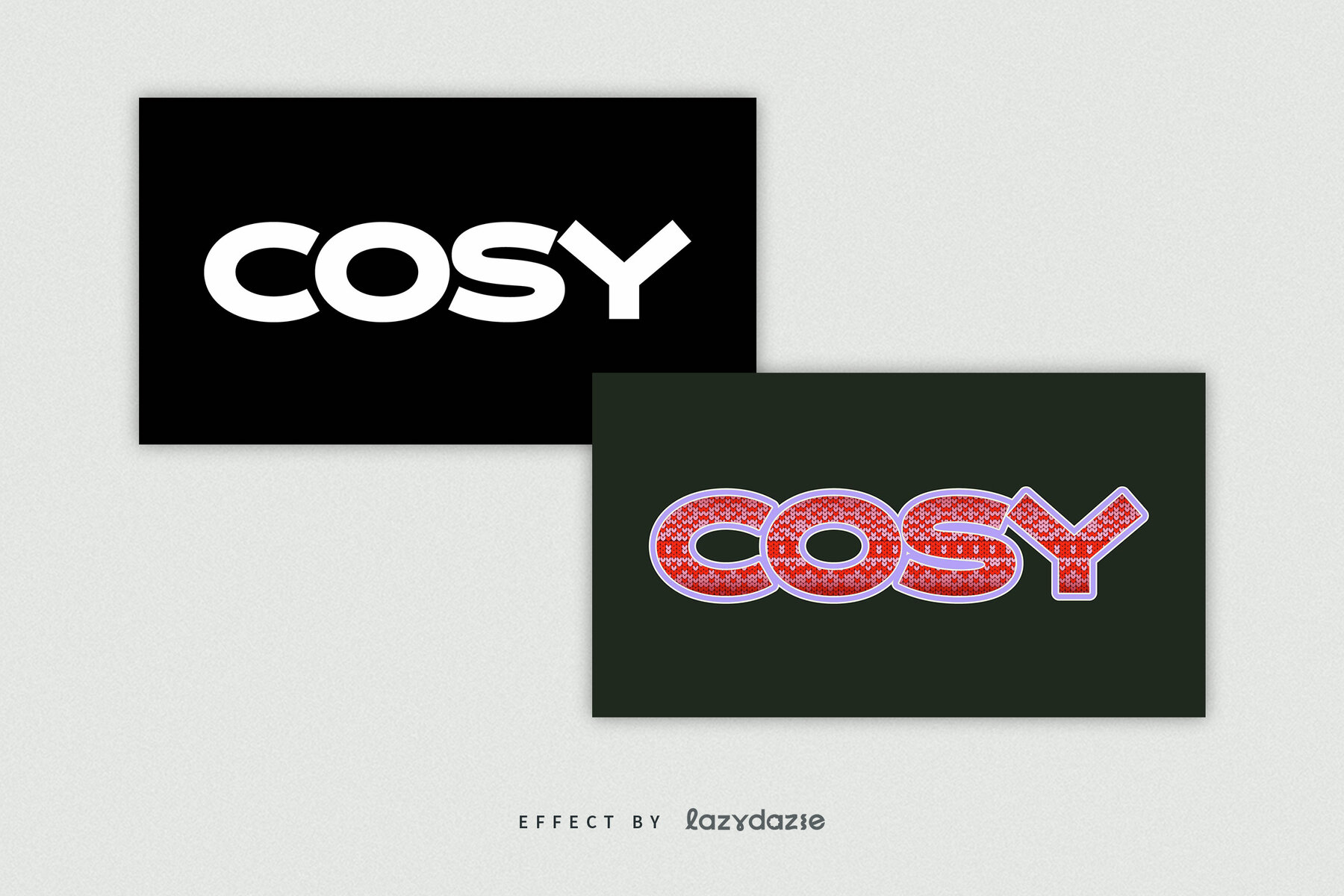 Christmas Sweater Text Effect Mockup 7