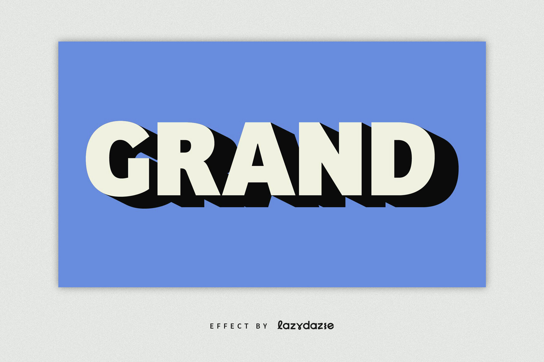 Bold Text Effect Mockup 4