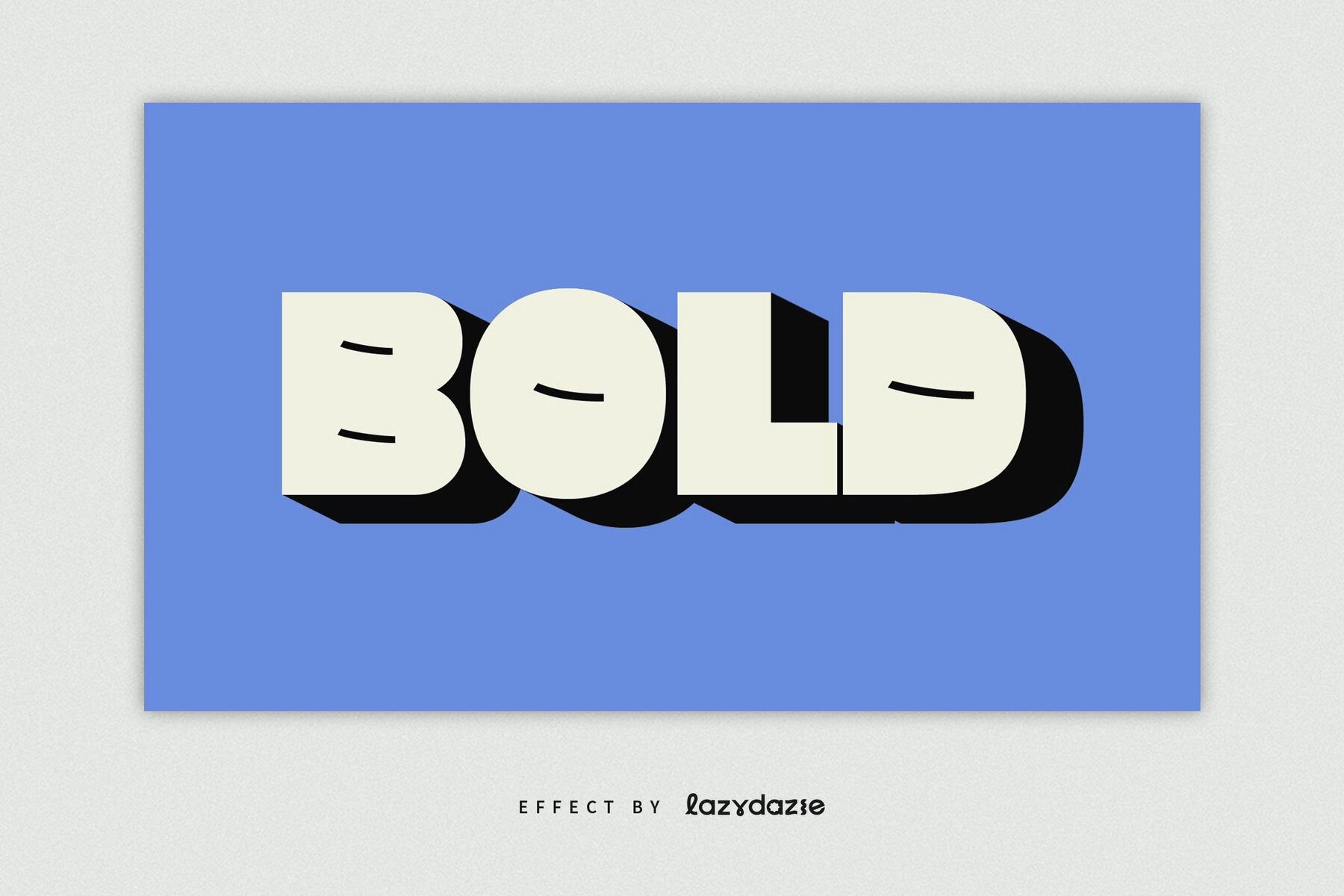 Bold Text Effect Mockup 5