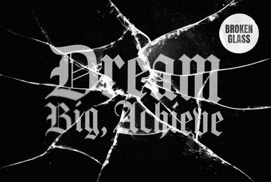 Broken Glass Text and Logo Effect