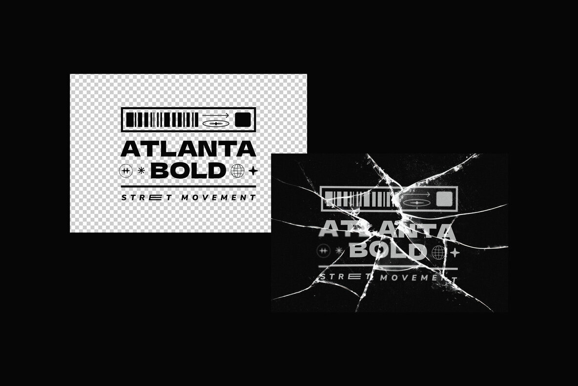 Broken Glass Text and Logo Effect 2