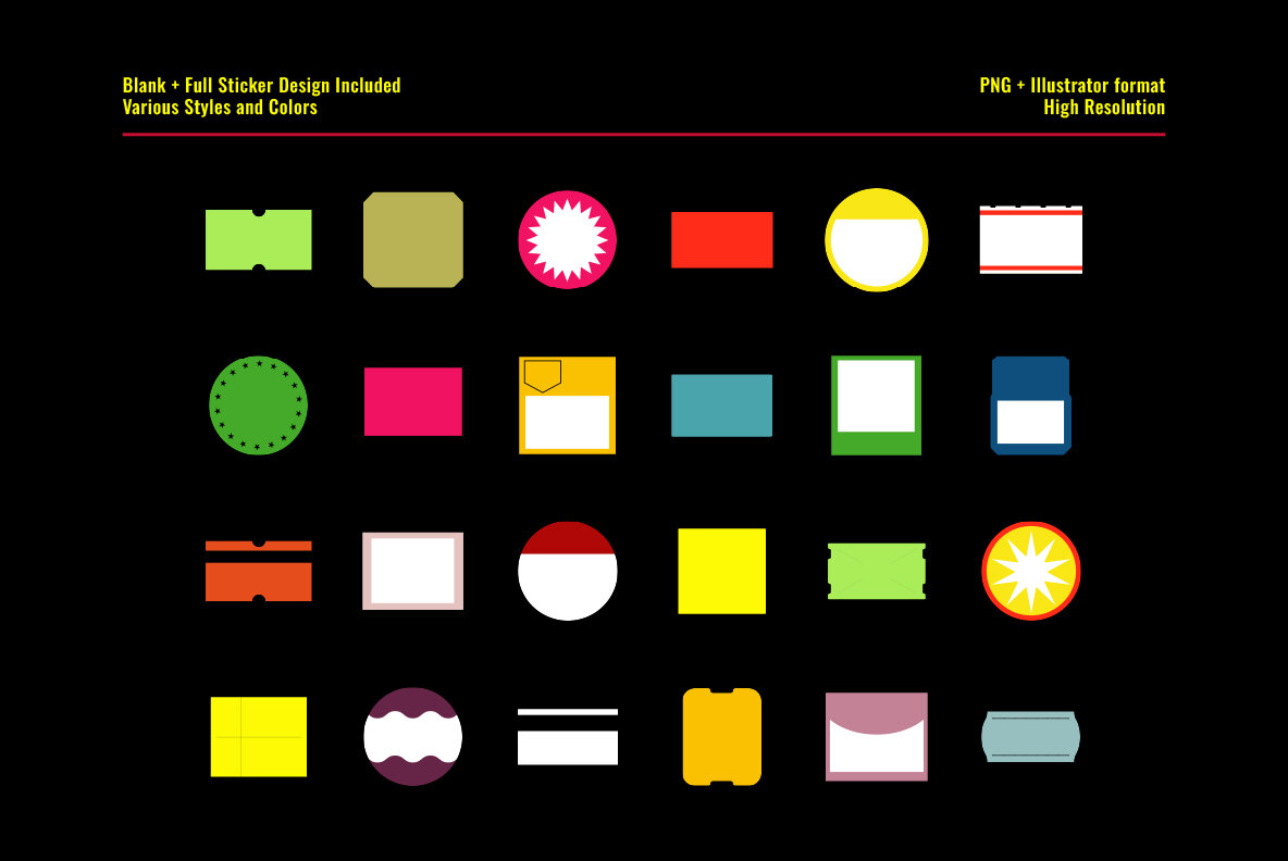 Vintage Bodega Price Stickers 5