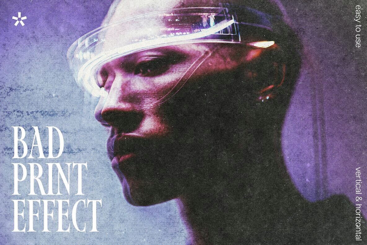 Bad Print Photo Effect 1