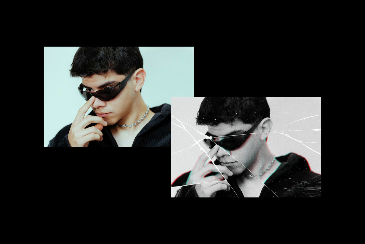 Broken Glass Photo Effect 2