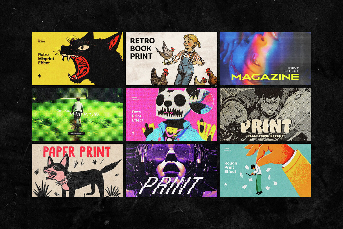 Retro Print Bundle 2