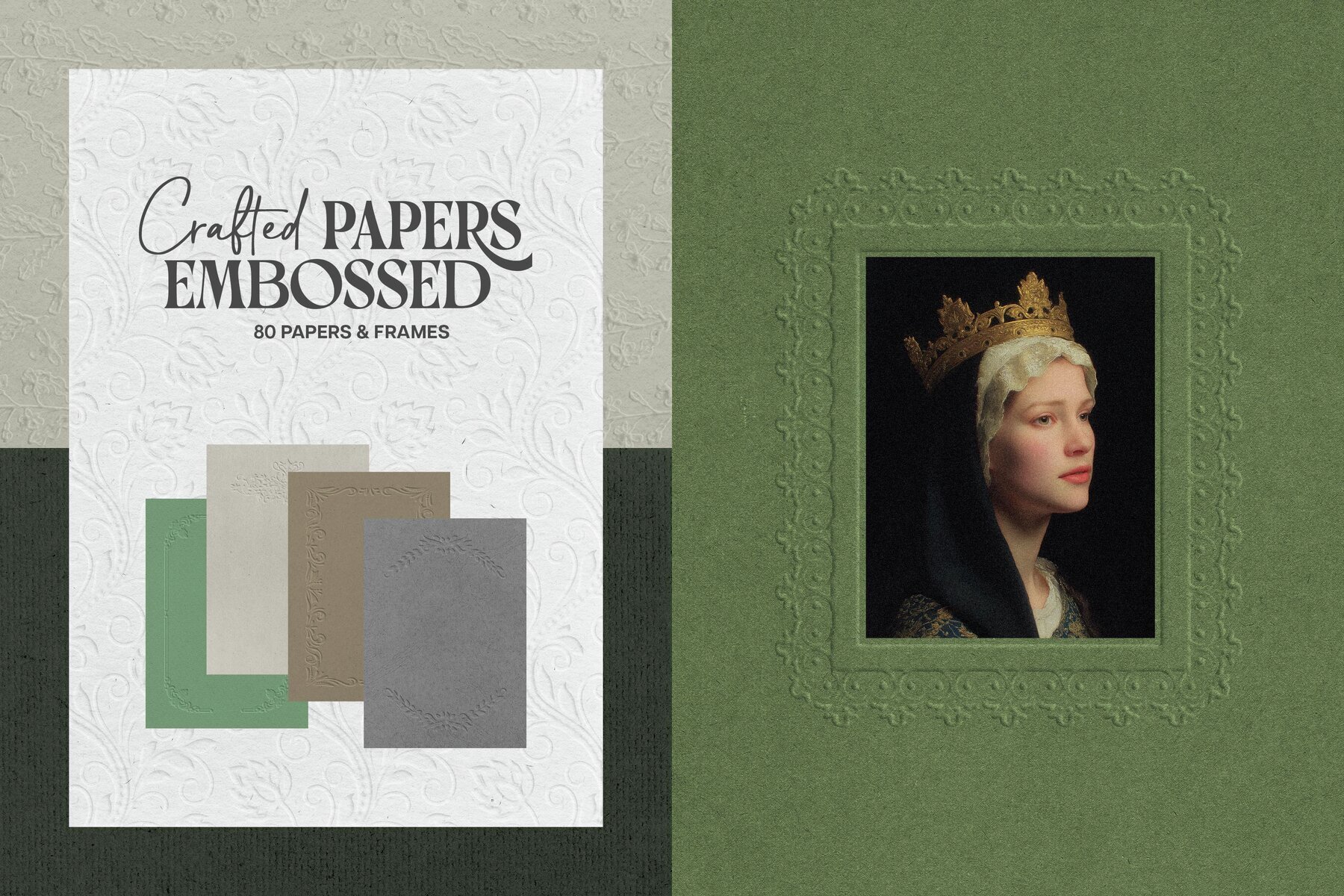 Crafted Papers Embossed 1