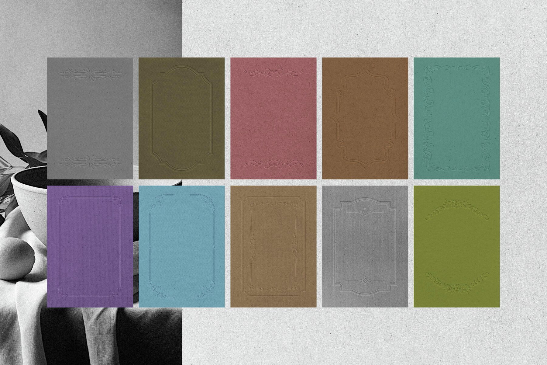 Crafted Papers Embossed 3