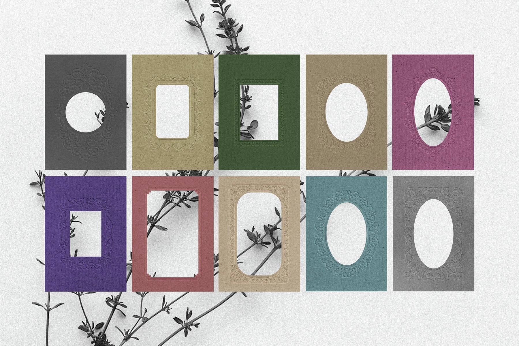 Crafted Papers Embossed 6