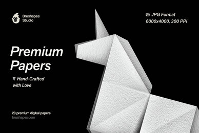 20 Premium Hand Made Paper Textures