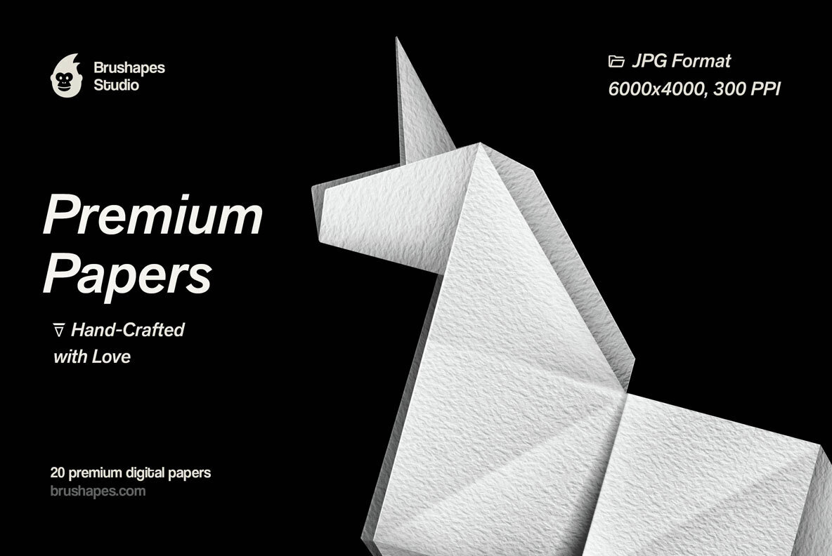 20 Premium Hand Made Paper Textures 1