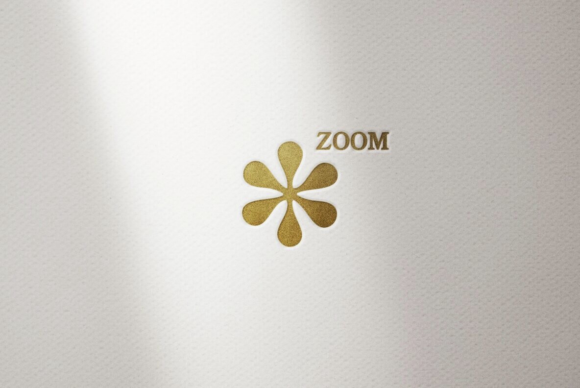 Foil Stamp Text and Logo Mockup 7