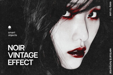 Vintage Noir Photo Effect