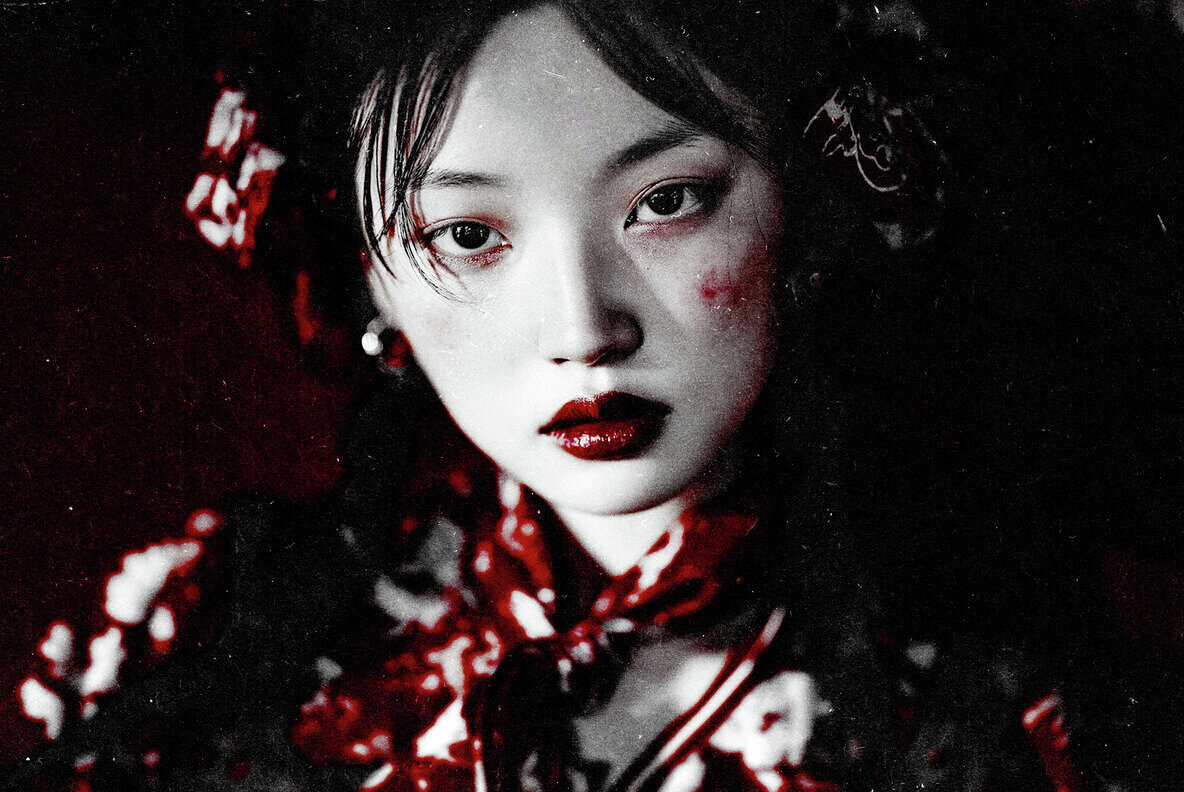 Vintage Noir Photo Effect 2